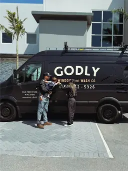 window washing professional