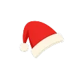 holiday santa hat decoration